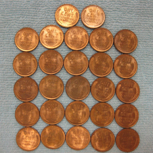 Nice-Group-Of-1939-D-Lincoln-Cents